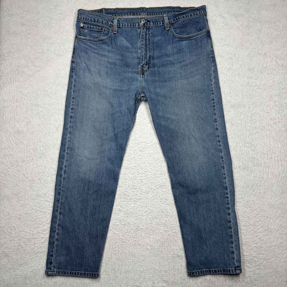 Levi's 502 Taper Leg Jeans Blue Denim Pants Men's Size‎ 40x30